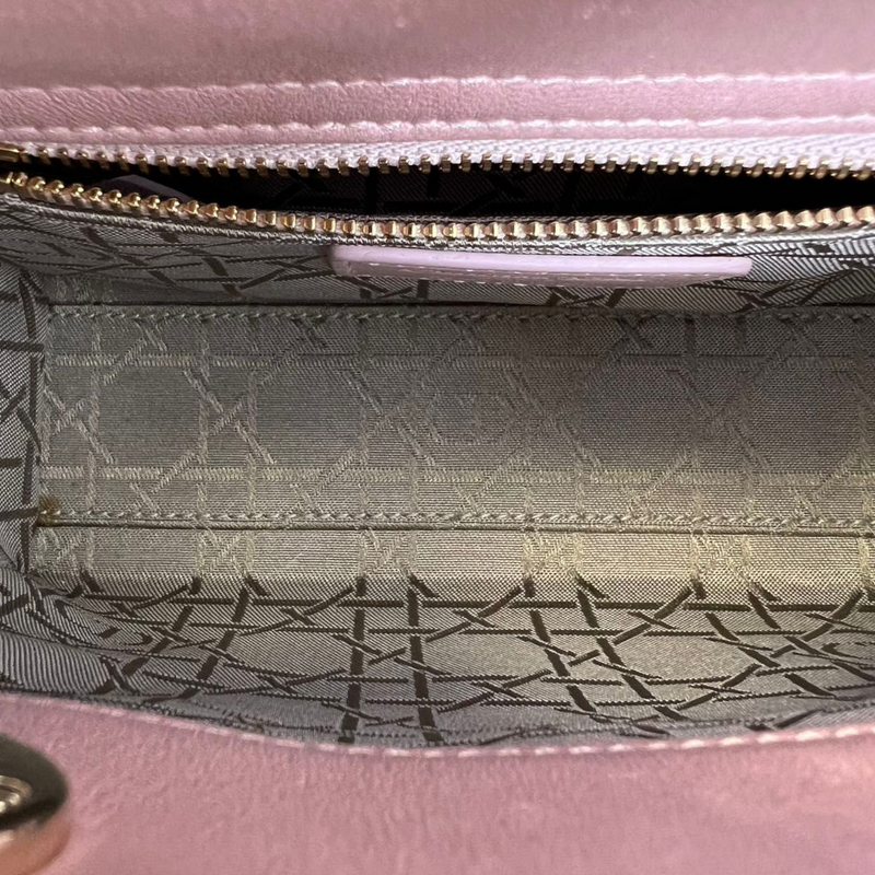 Mini Lady Dior in Baby Pearly Pink GHW