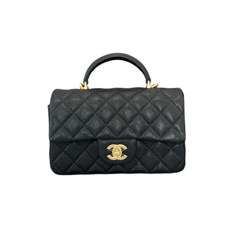 chanel mini top handle vanity