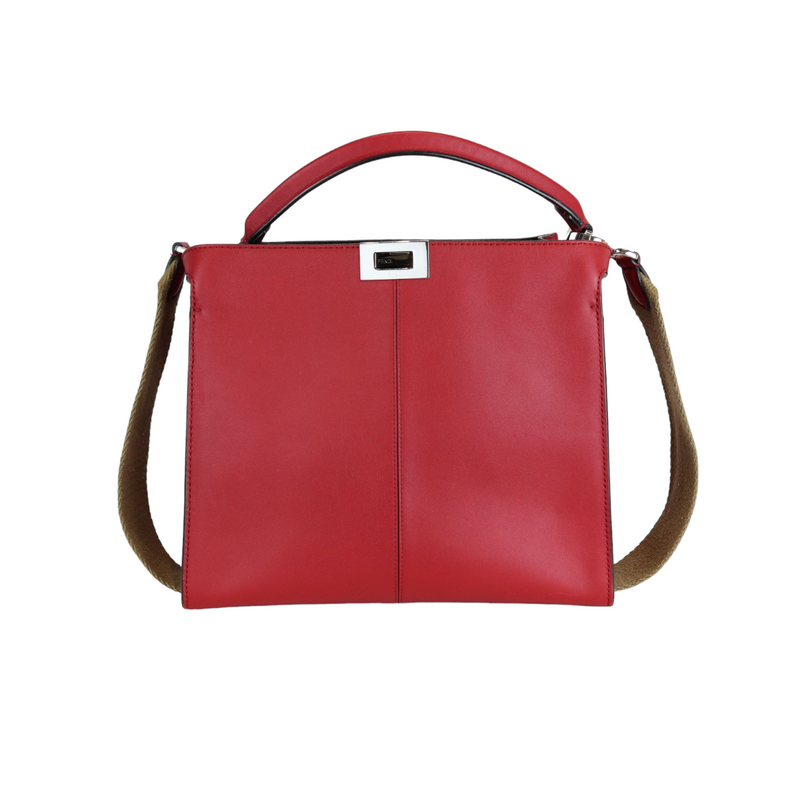 Fendi 1974 mini double f discount canvas crossbody bag