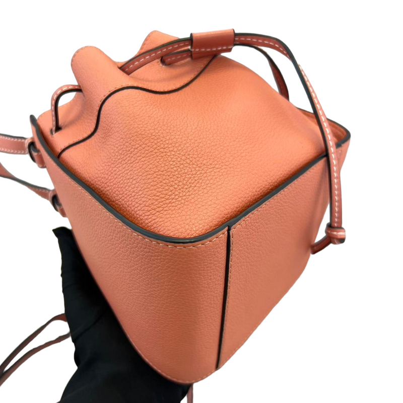 Calfskin Mini Hammock Shoulder Bag Brown