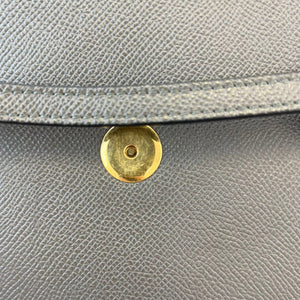 Grained Calfskin Nano Belt Bag Grey GHW