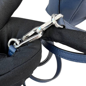 Calfskin Mini Puzzle Bag Blue SHW