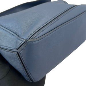 Calfskin Mini Puzzle Bag Blue SHW