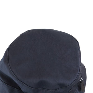 Fisherman Bucket Hat Cotton Navy Size 59