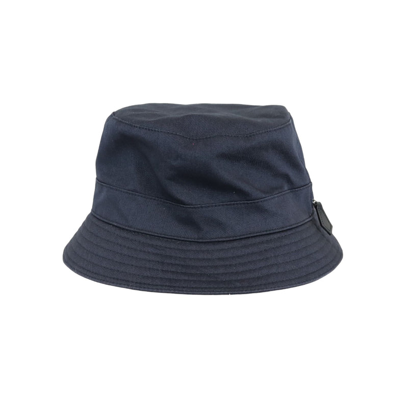 Fisherman Bucket Hat Cotton Navy Size 59