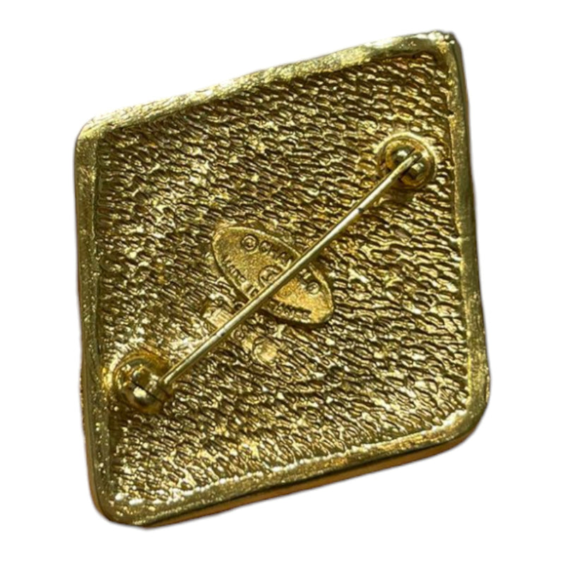 Vintage Coco Mark Gold Brooch