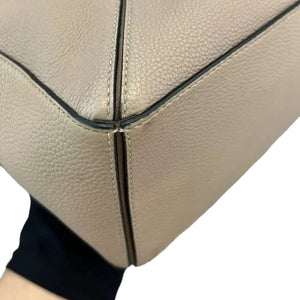Grained Calfskin Small Puzzle Bag Sand Mink GHW