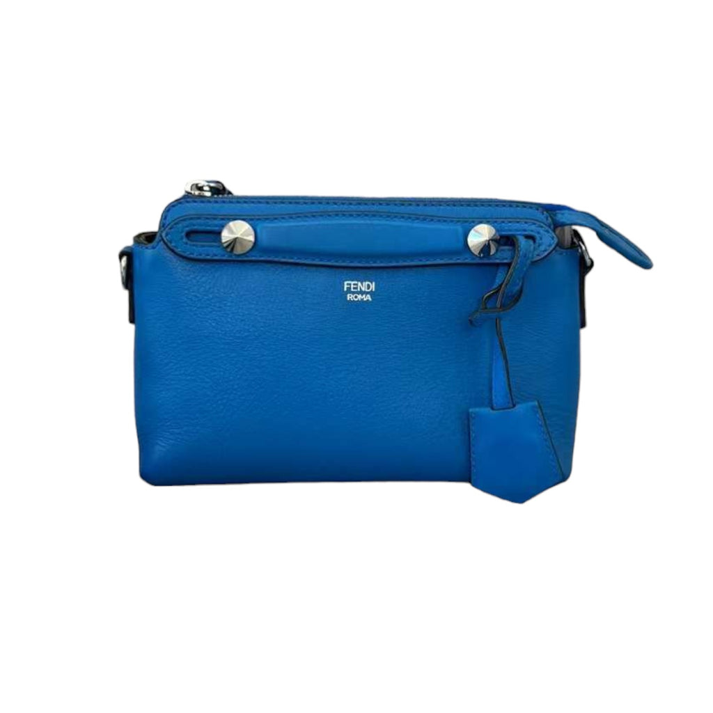 Calfskin Mini By The Way Tote Blue SHW