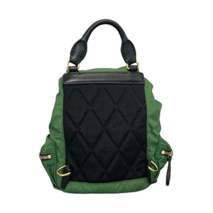 Nylon Medium Rucksack Backpack Green GHW