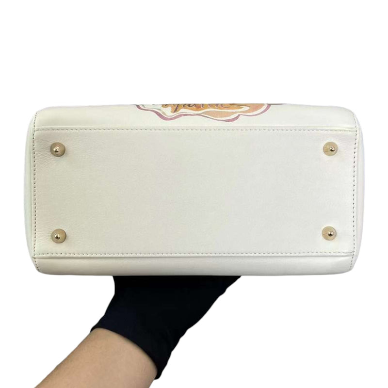 Lady Dior Medium Heart Limited Edition Amour Print Multicolor GHW