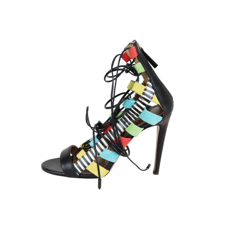 Amazon Lace-Up Cage Heel Multicolour Size 37