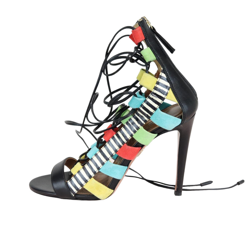 Amazon Lace-Up Cage Heel Multicolour Size 37