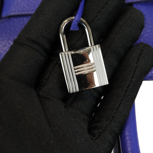 Birkin 35 Togo Blue Electric PHW