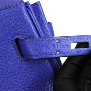 Birkin 35 Togo Blue Electric PHW