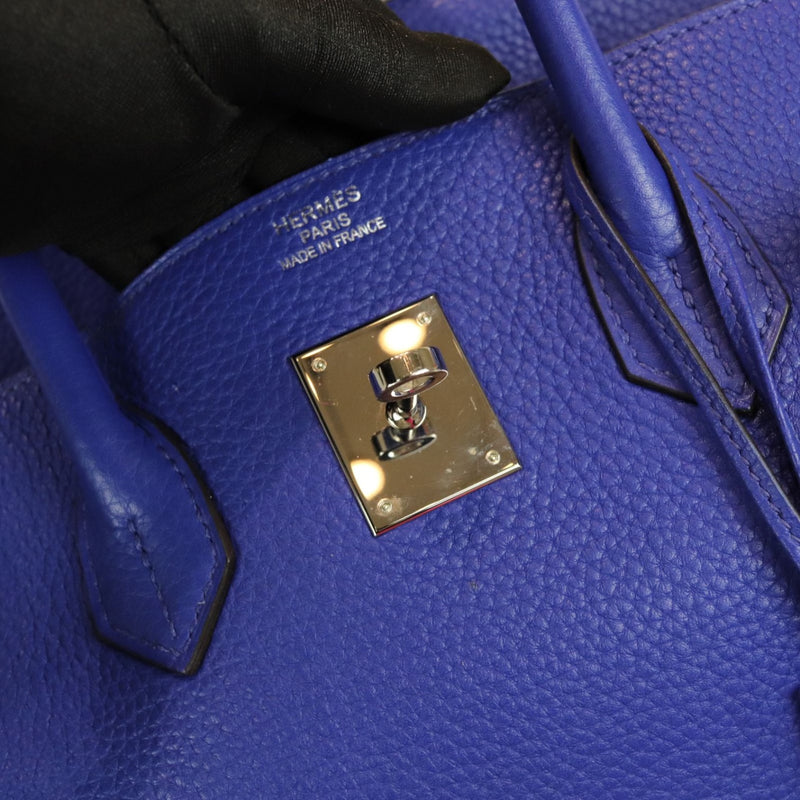 Birkin 35 Togo Blue Electric PHW