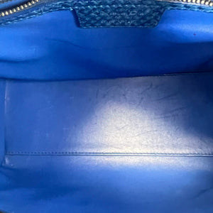 Lady Dior Medium Python Blue SHW