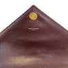 Medium College Bag Chevron Monogram Burgundy GHW