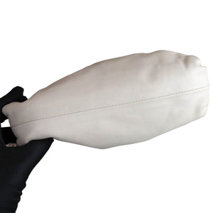 the Mini Pouch Butter Calfskin White