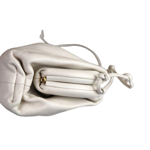 the Mini Pouch Butter Calfskin White