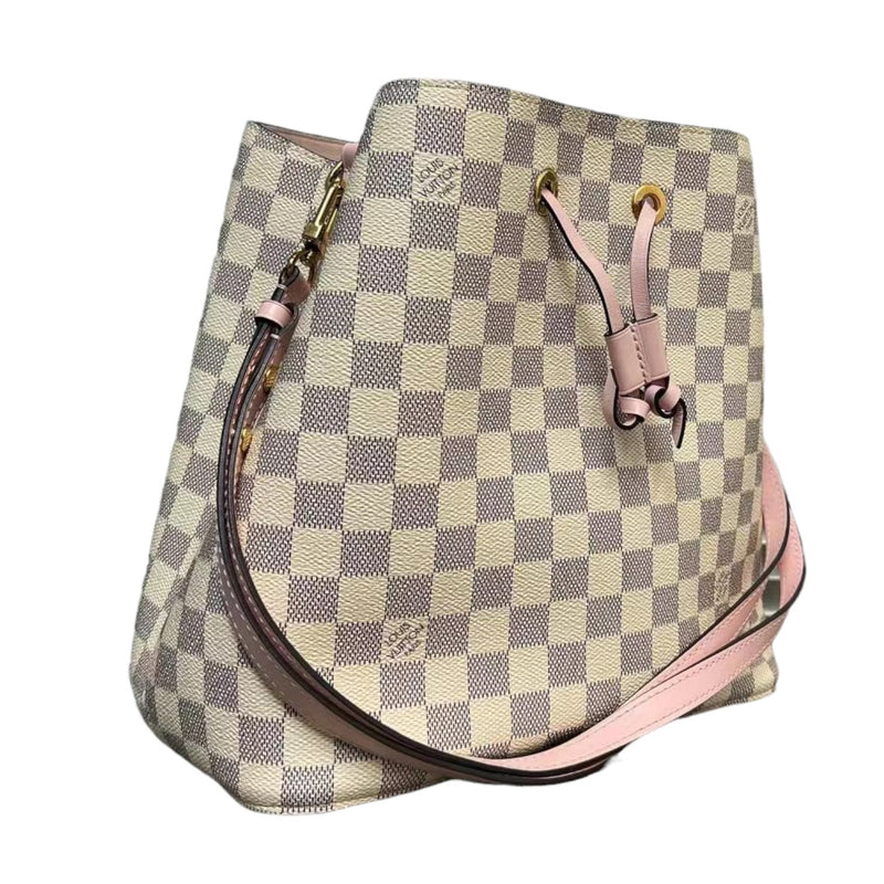 Neonoe MM Damier Azur Eau De Rose GHW