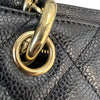 Grand Shopping Tote GST Caviar Quilted Black GHW