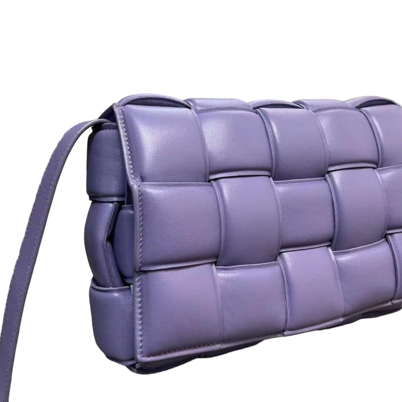 Bottega Veneta Padded Cassette Small Crossbody Nappa Purple SHW