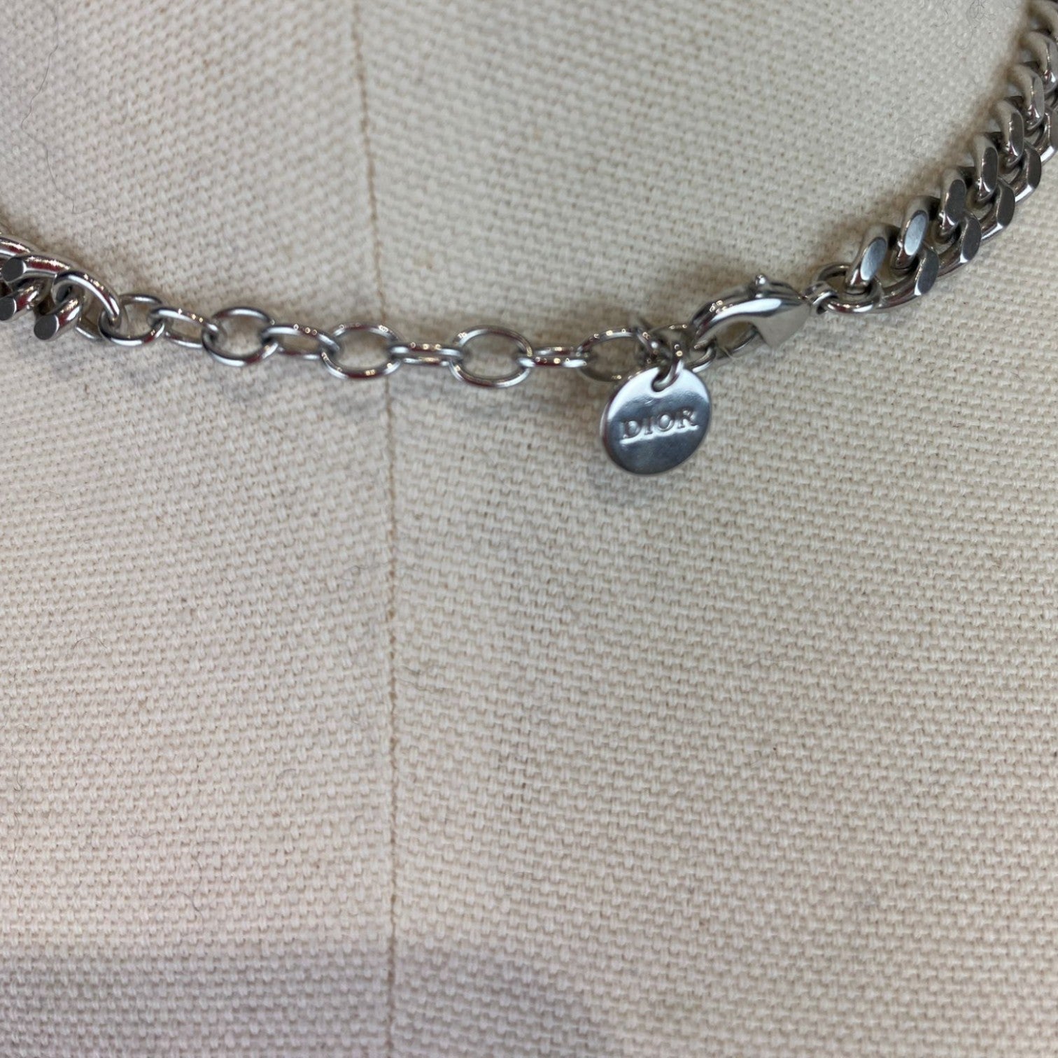 Christian Dior Evolution Choker Silver-Tone Crystals