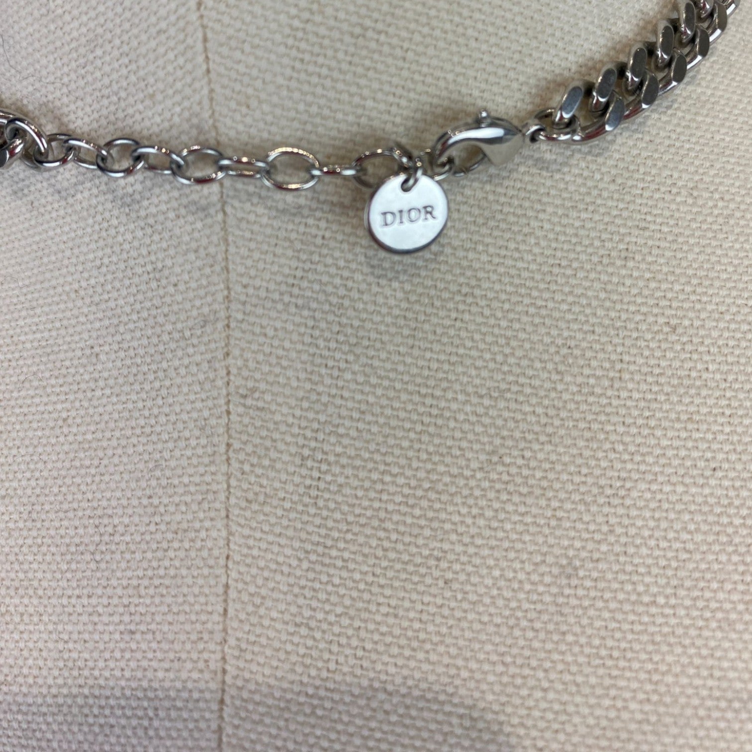 Christian Dior Evolution Choker Silver-Tone Crystals