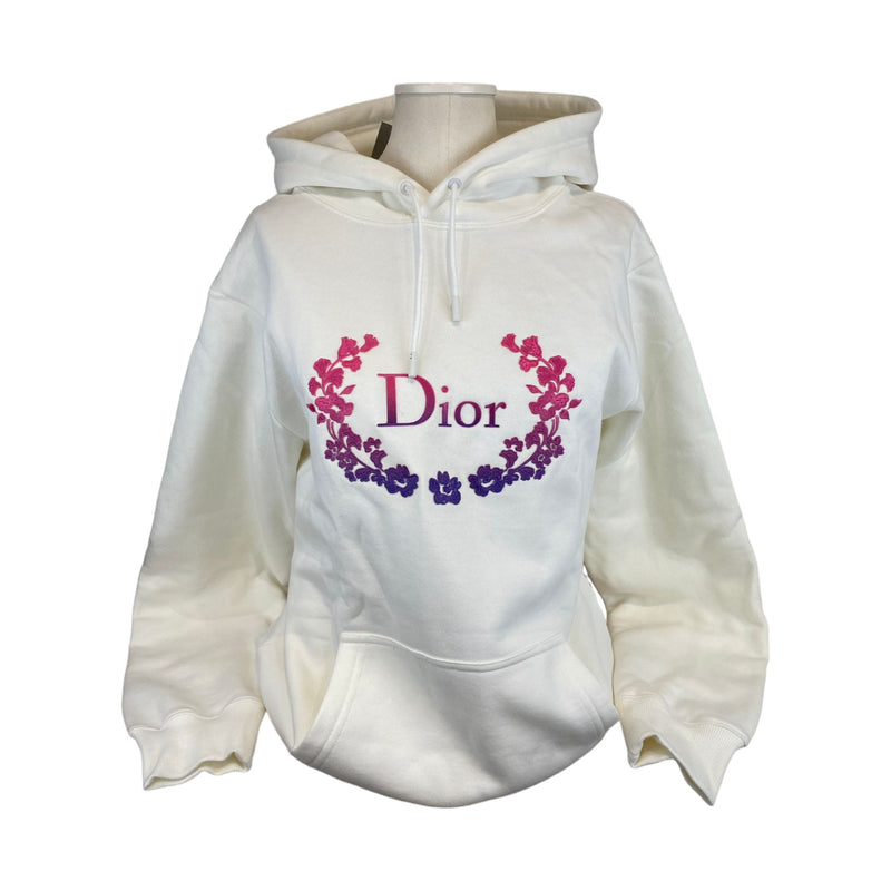 Flowers Logo Sweater Medium Size White