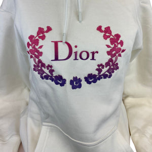 Flowers Logo Sweater Medium Size White