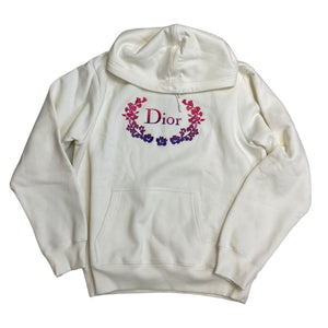 Flowers Logo Sweater Medium Size White