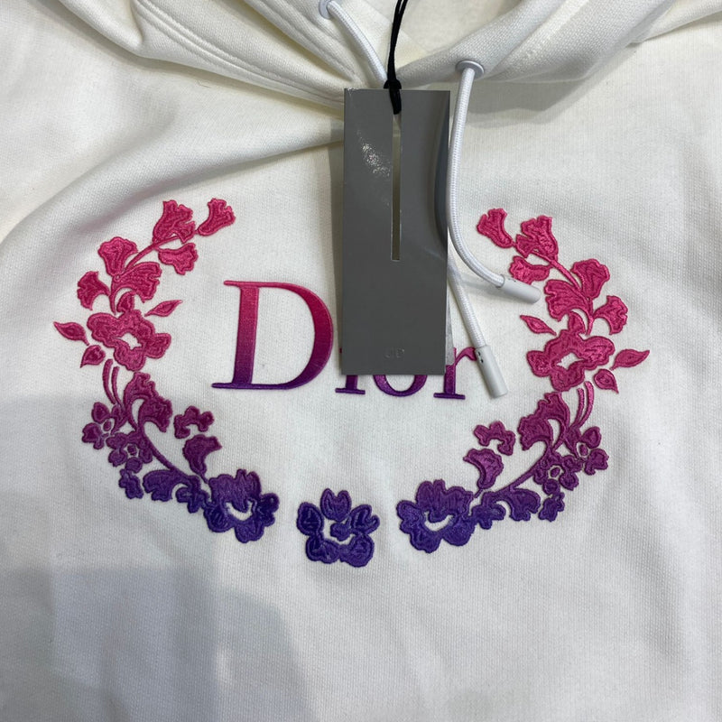 Flowers Logo Sweater Medium Size White