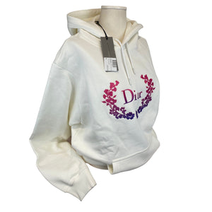 Flowers Logo Sweater Medium Size White