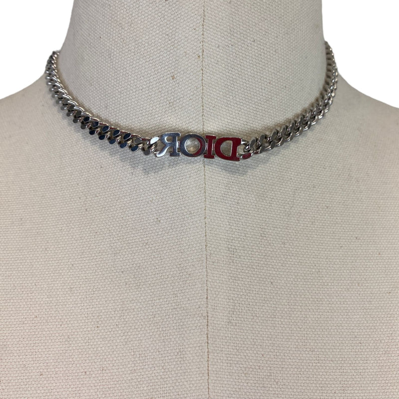 Evolution Choker Silver-Tone Crystals Necklace SHW