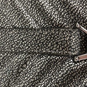 College Bag Medium Metallic Grain De Poudre Gunmetal RHW