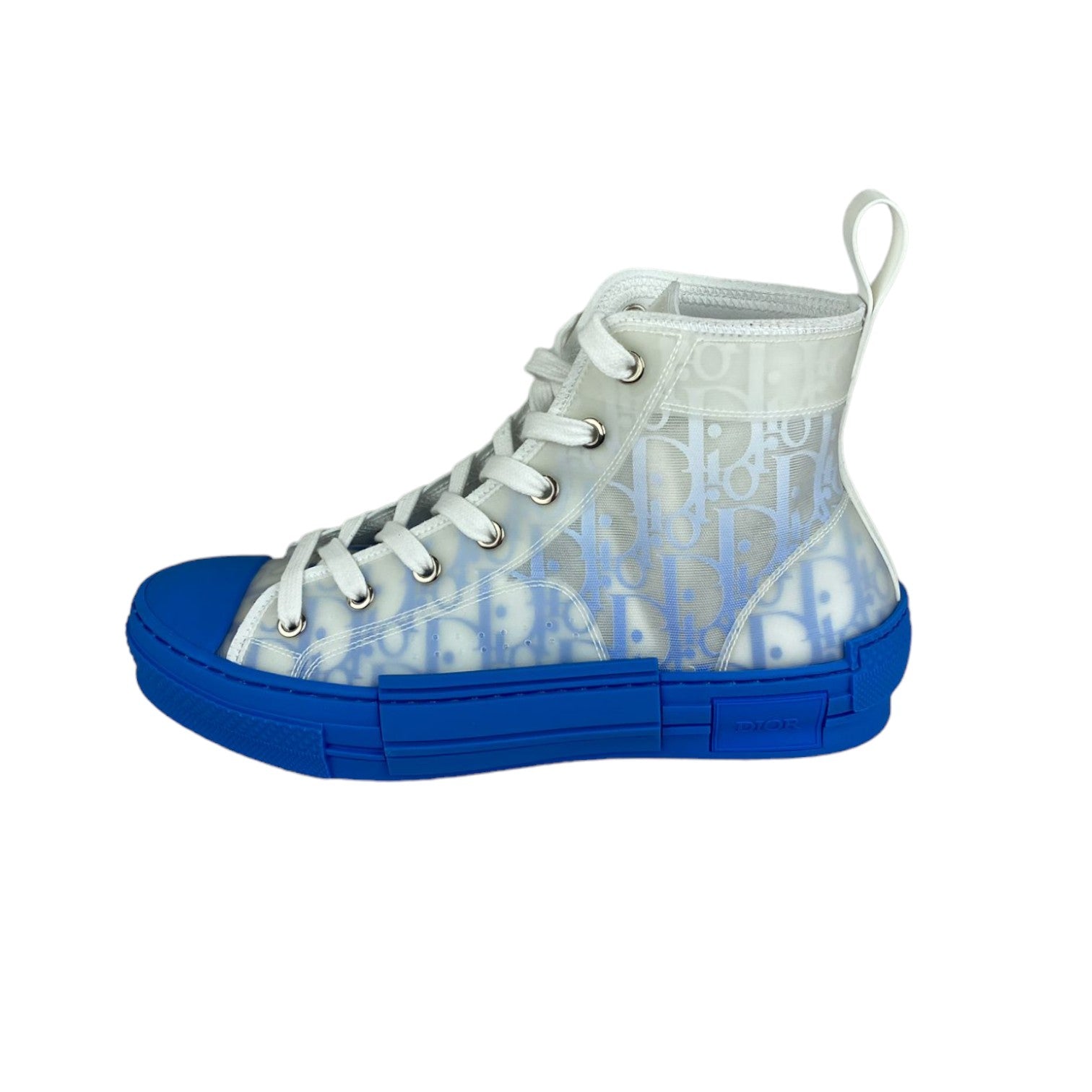 Christian Dior B23 High-Top Sneaker Canvas Blue Size 39 – Bag Religion
