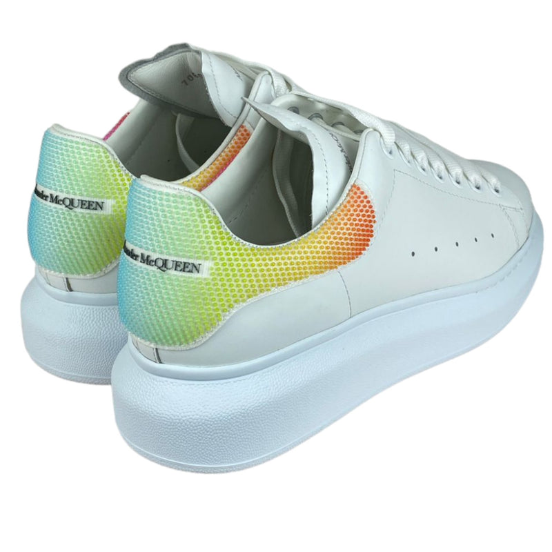 Rainbow Lace-Up Trainers Leather White Size 40