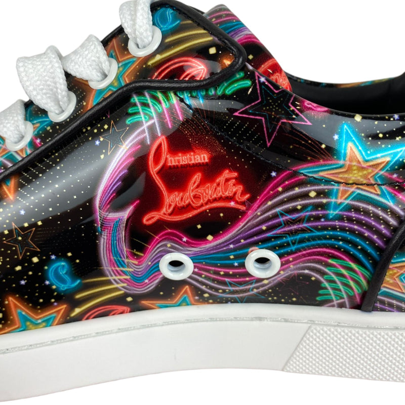 Graphic Print Low Top Sneakers Multicolor Size 39