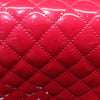 Boy Flap Plexiglass Old Medium Patent Quilted Red SHW
