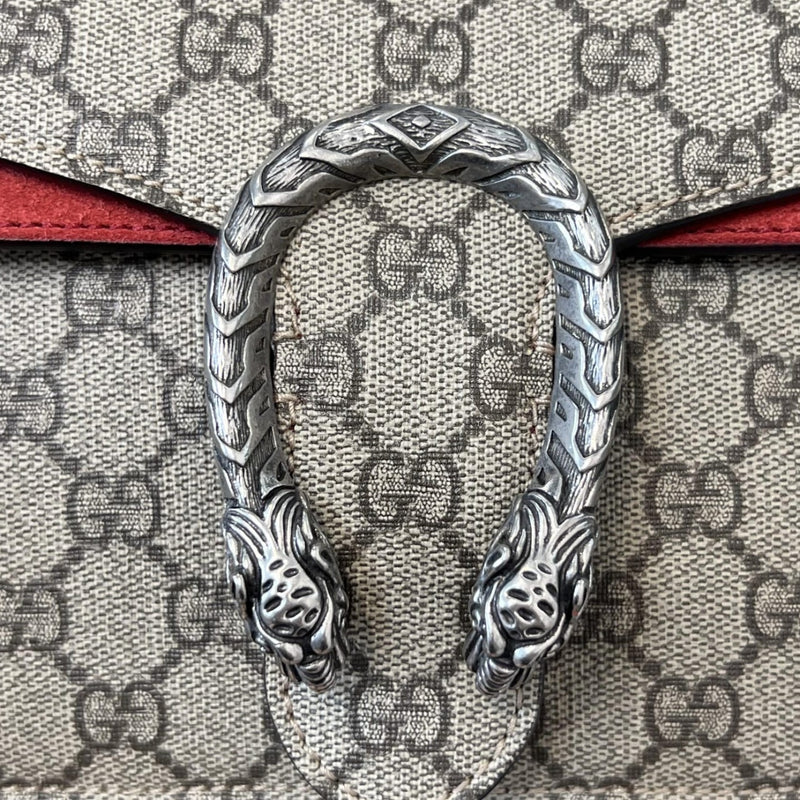 Dionysus Small GG Supreme Monogram Shoulder Taupe RHW