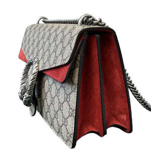 Dionysus Small GG Supreme Monogram Shoulder Taupe RHW
