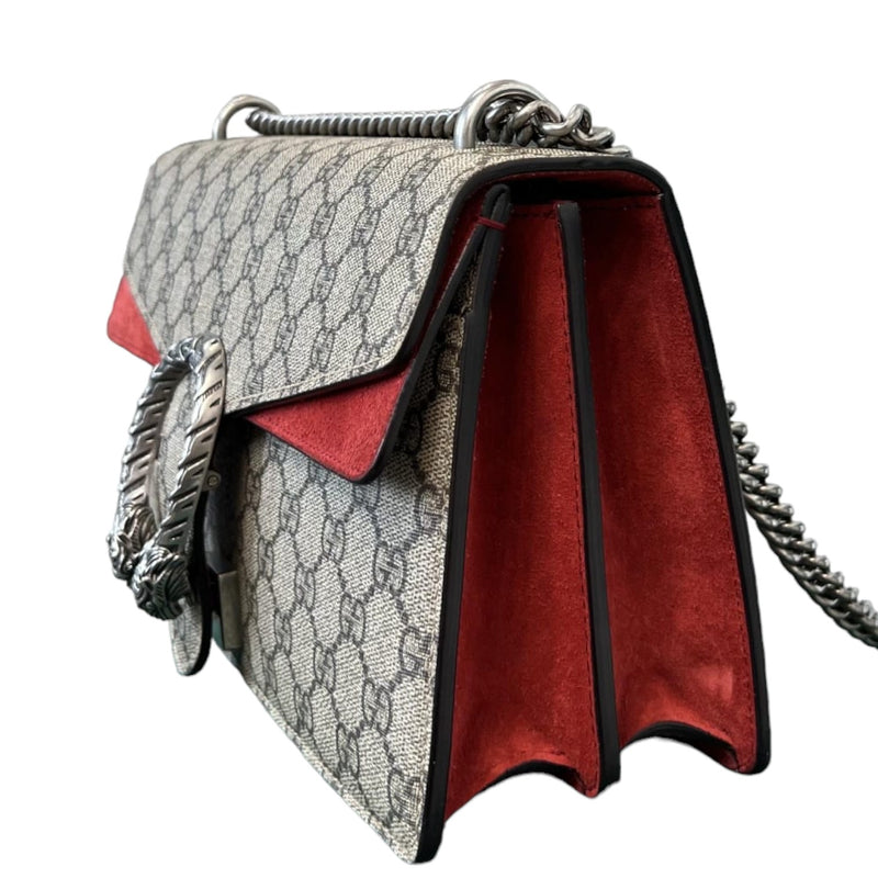 Dionysus Small GG Supreme Monogram Shoulder Taupe RHW