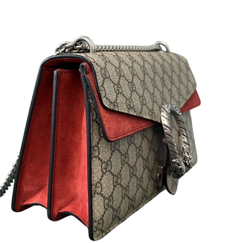 Dionysus Small GG Supreme Monogram Shoulder Taupe RHW