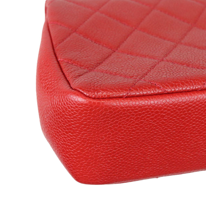 Incognito Square Flap Mini Caviar Quilted Red