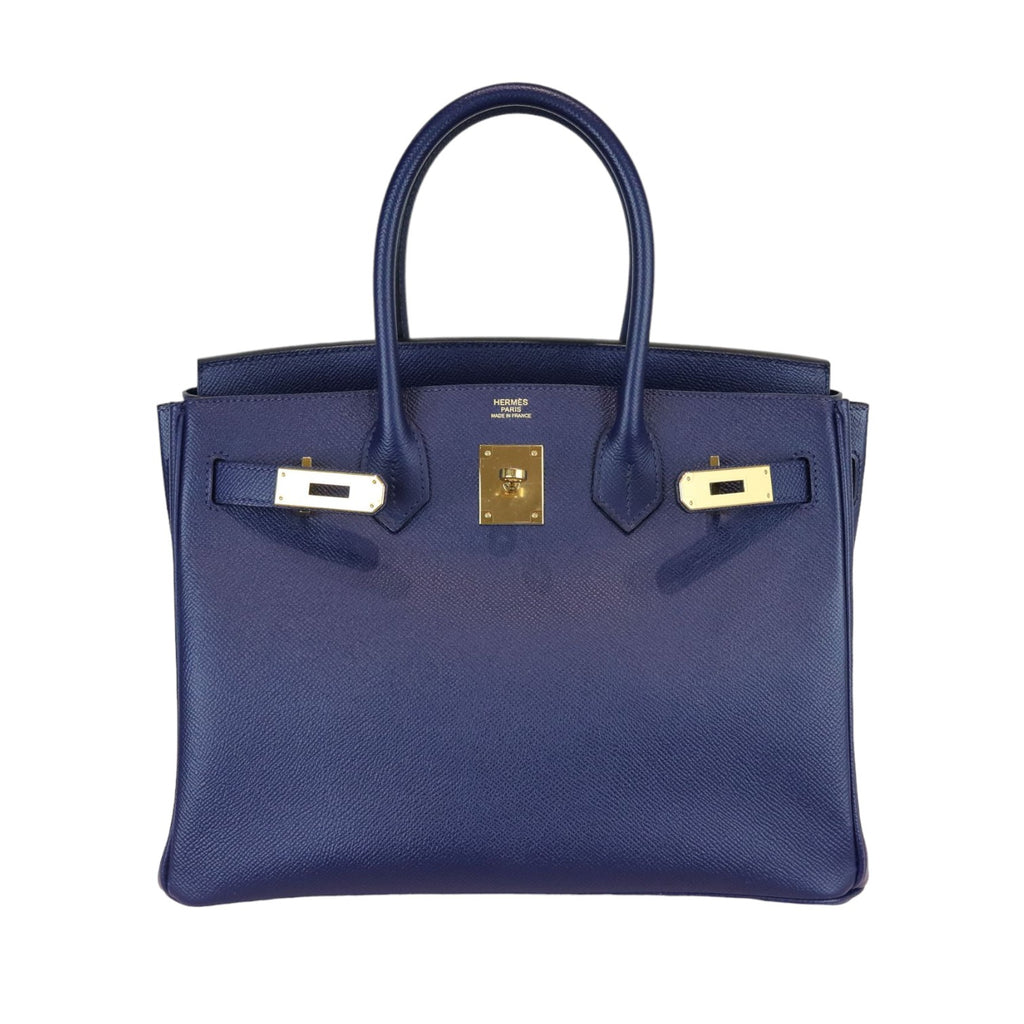 Birkin 30 Epsom Blue Nuit GHW