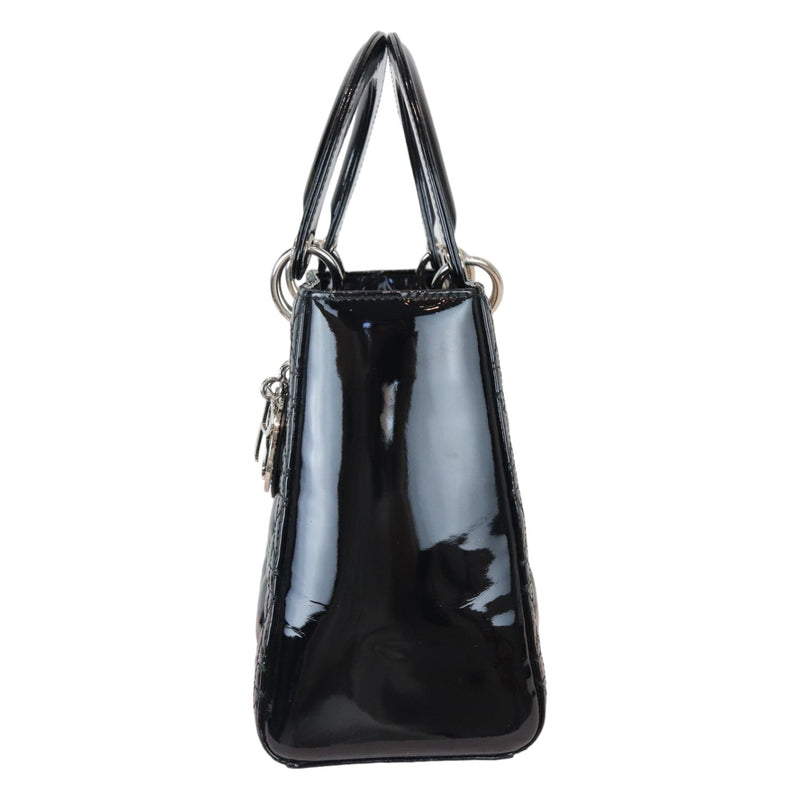 Lady Dior Medium Patent Cannage Black SHW