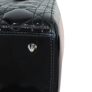 Lady Dior Medium Patent Cannage Black SHW