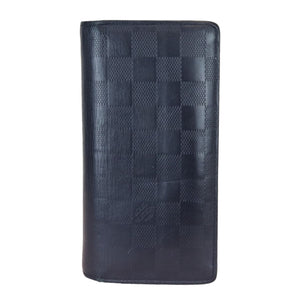 Infini Brazza Men's Wallet Damier Navy