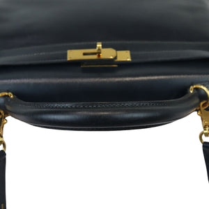 Kelly 32 Vintage Box Dark Blue GHW