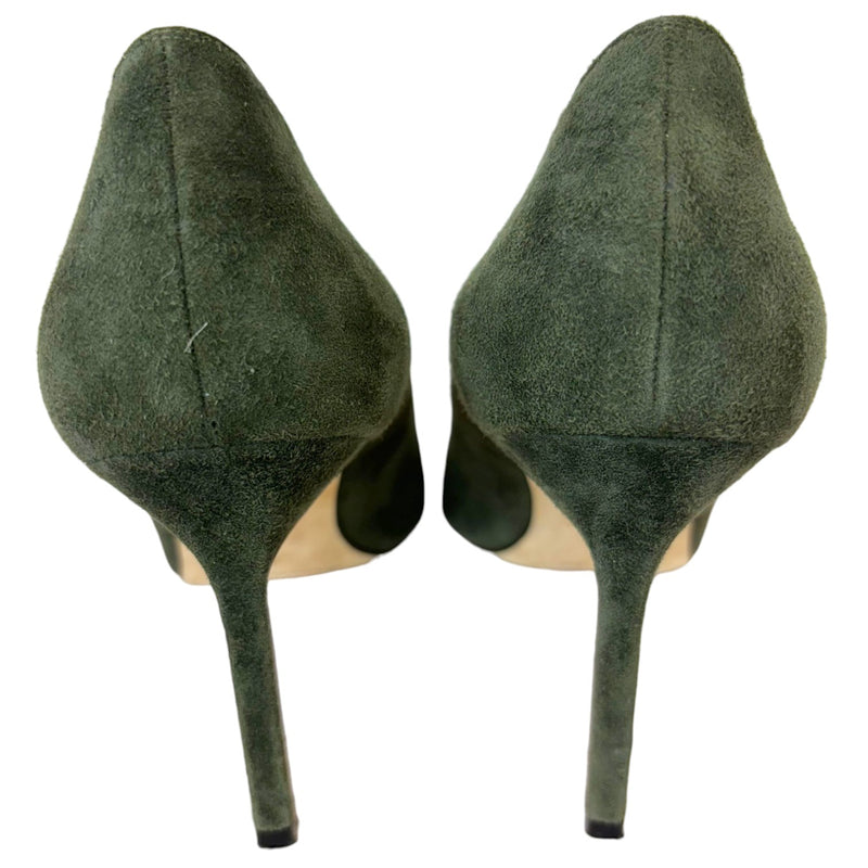 BB Pumps Suede Green Size 37.5